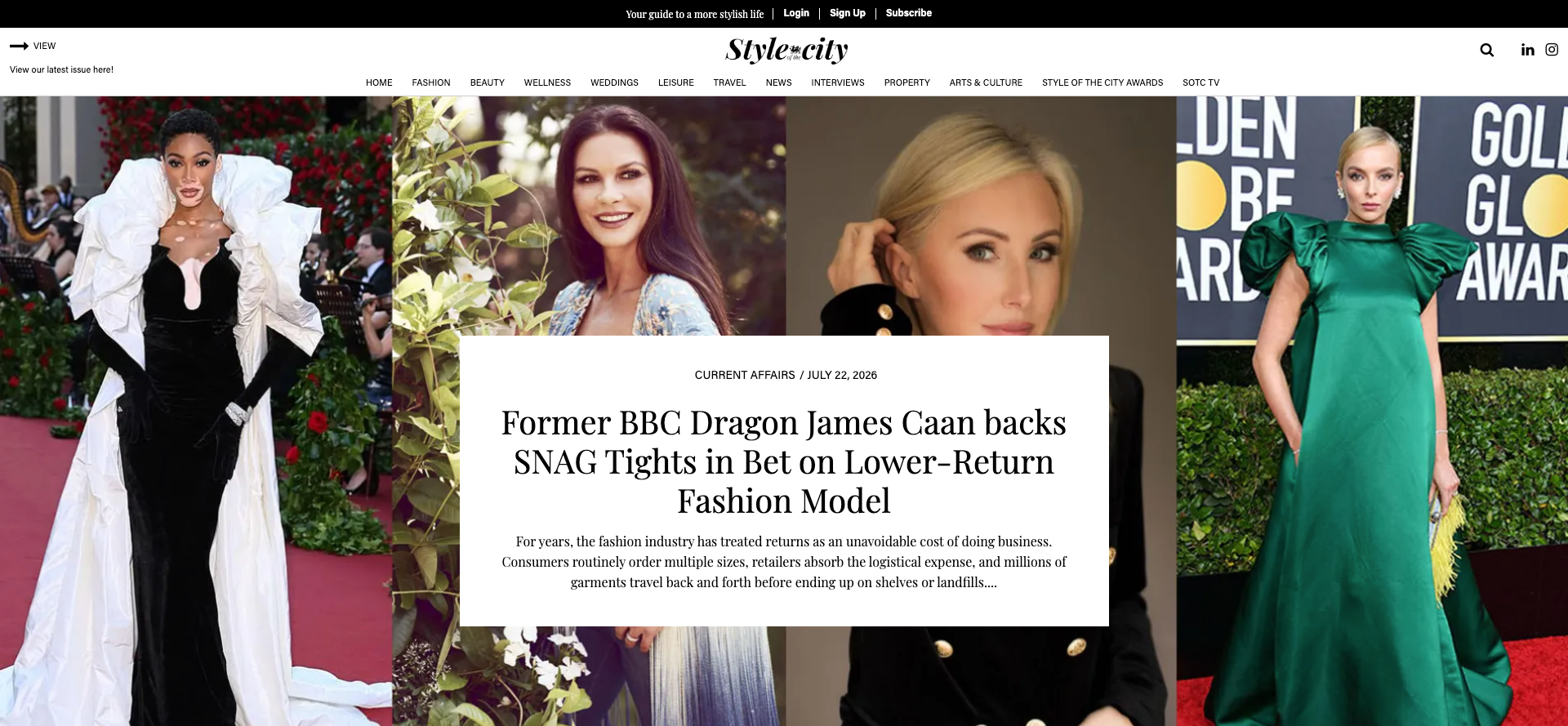 Style Of The City website